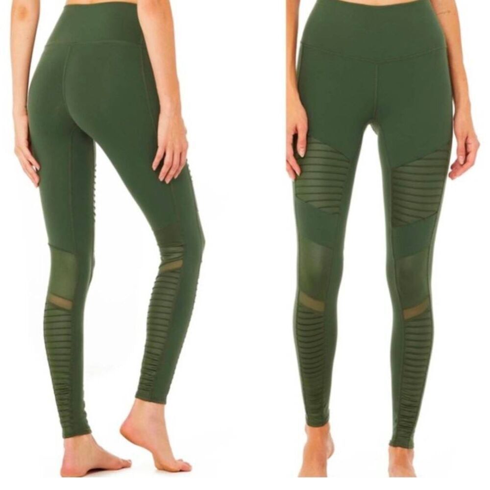 ALO YOGA Ultra High Rise Moto Leggings Size XS